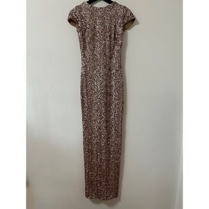 Dress the Population | Dresses | Dress The Population Sidney Aline Sheer  Lace Floral Appliqu Gown Brand New | Poshmark